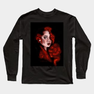 Red woman Long Sleeve T-Shirt